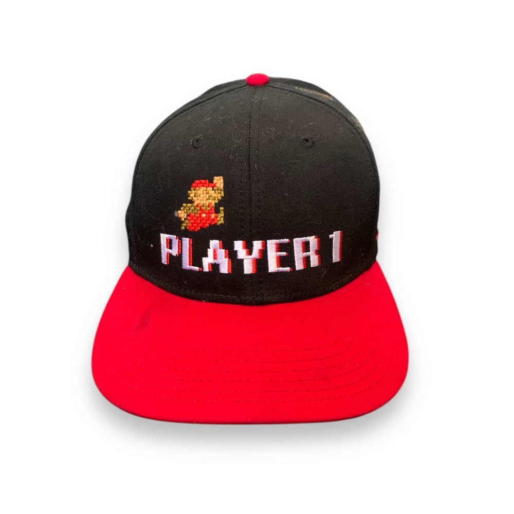 Super Nintendo world mario snapback hat